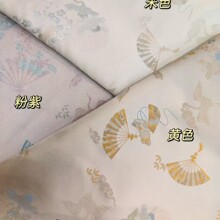 现货新款金丝刺绣新中式国风马甲旗袍套装箱包时尚面料