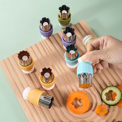 Stainless steel butterfly pasta press mold baby food household fruit flower cutter cookie mold