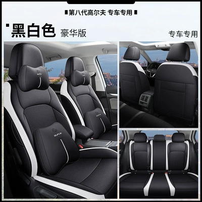 Seat Car Original Car 1:1 – Modelə uyğun (Original) oturacaq örtükləri - black-and-white-deluxe-edition-remarks-model-year