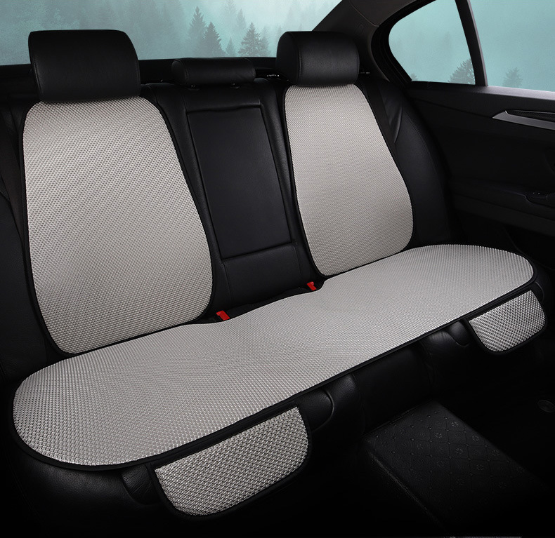 Cross-Border Linen Seat Cushion Anti-Slip Five-Piece Set for All Seasons, Front and Rear Car Seat Cushions for the Driver and Passenger in the Car