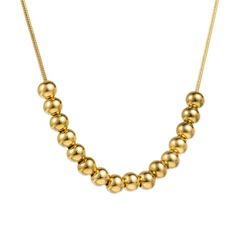 Simple Style Geometric Titanium Steel Necklace Plating Stainless Steel Necklaces Colorza_colorza_6