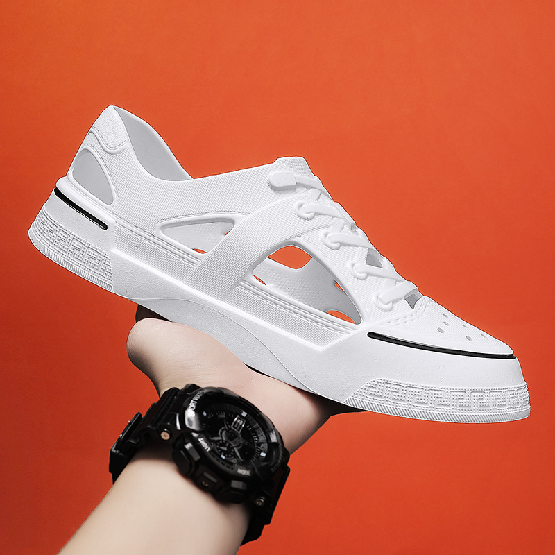 Luchi New Croc Shoes Couple Baotou Beach Wading Sandals Men's and Women's Casual Trend Spot Wholesale