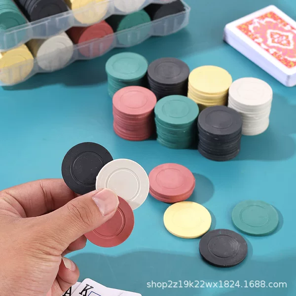 Mahjong Chips, Cards, and Tokens for Gaming Rooms; Poker Points Tokens; Tokens for Playing Mahjong and Cards