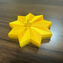 3D打印玩具圣诞树萝卜塔解压玩具跨境新品螺旋八角治愈桌面摆件