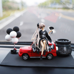 動漫手辦路飛穹妹車載香水汽車內飾品擺件送男生禮物桌面裝飾品