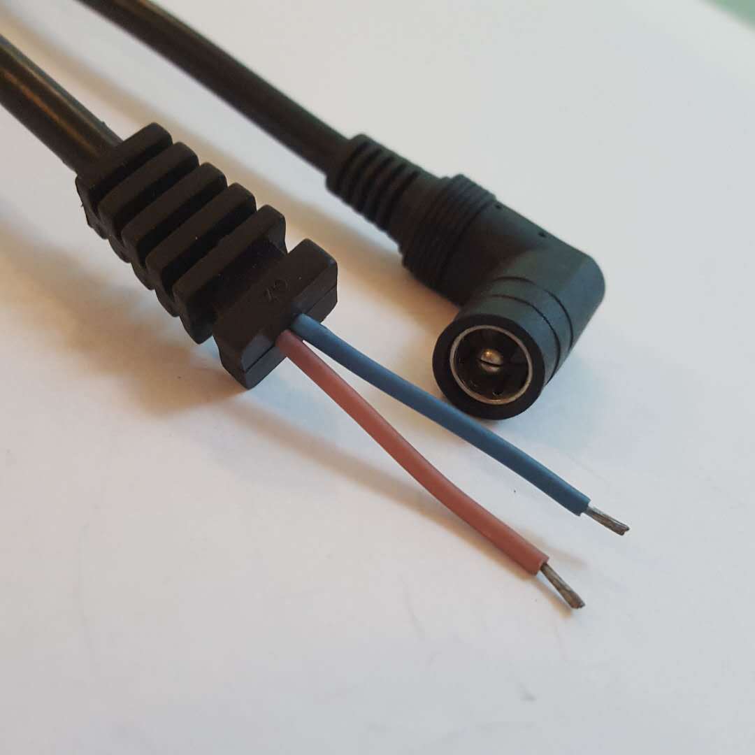 直头莲花头线 充电车电源线 dc线 圆孔插头线 电工电动车适配器线