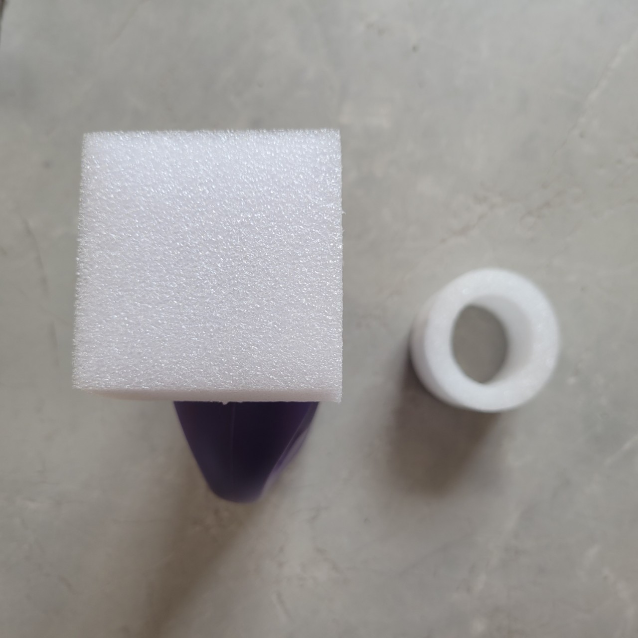 珍珠棉瓶盖保护套防止瓶口损坏洗衣液洗发水泵头泡沫泡棉包装