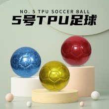 TPU训练比赛5号足球 中考耐踢机缝充气软皮足球 学校室外练习足球