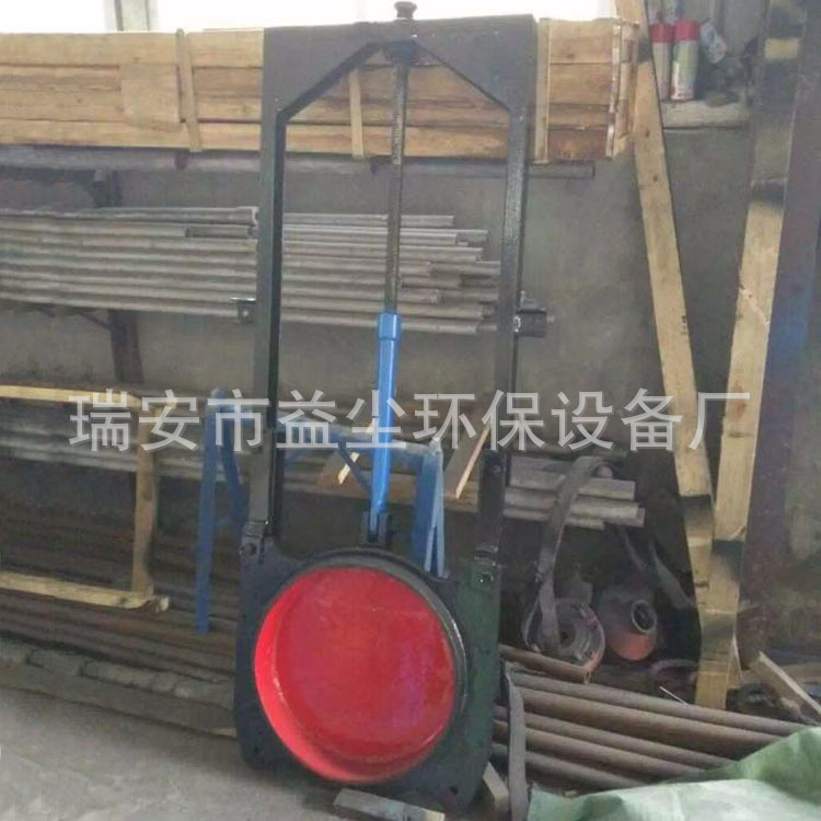 电动铸铁镶铜圆闸门 手电两用启闭机镶铜铸铁闸门靠墙式DN1200