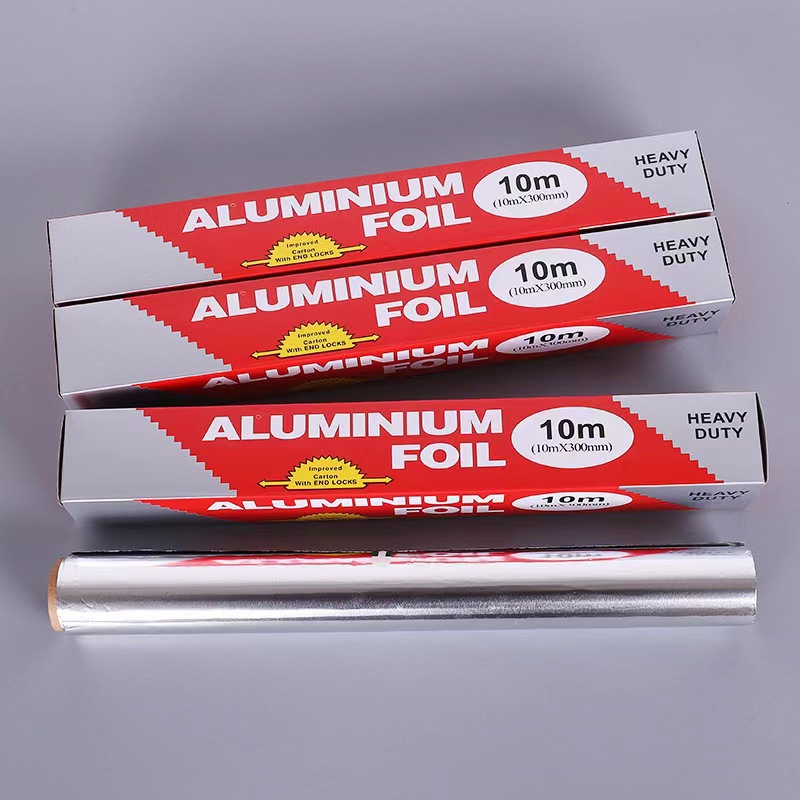 Fábrica directa desechable papel de aluminio resistente a altas temperaturas papel de horno espesar papel de aluminio para hornear pescado papel de aluminio al por mayor
