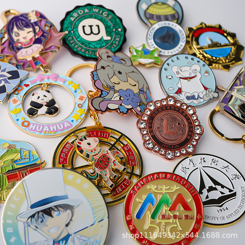Customized Metal Badges, Alloy Enamel Corporate Travel Commemorative Badges, Painted Zootopia Brooches, Manufacturer Processing