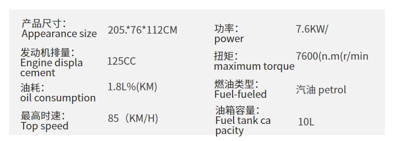Cross-border Motorcycle: New GN125 150CC Jianshe Prince model, National IV standard, fuel-injected two-wheeled motorcycle