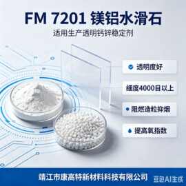 水滑石FM7201提升PVC管材加工热稳定性减少管壁色差保障持续挤出