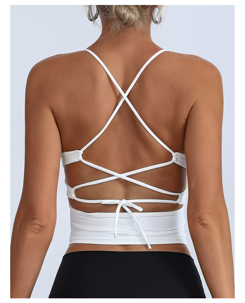Cross-border backband chaleco transpirable, ropa interior deportiva para correr, ropa de yoga deportiva para mujeres