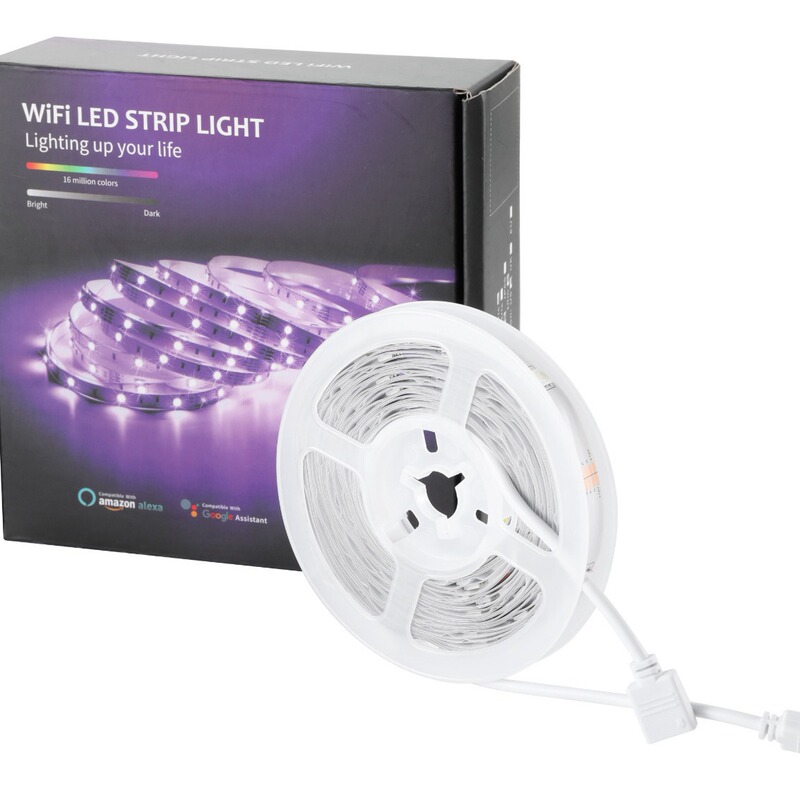 Amazon LED colorful light band set intelligent voice control Alexa Google play speaker control