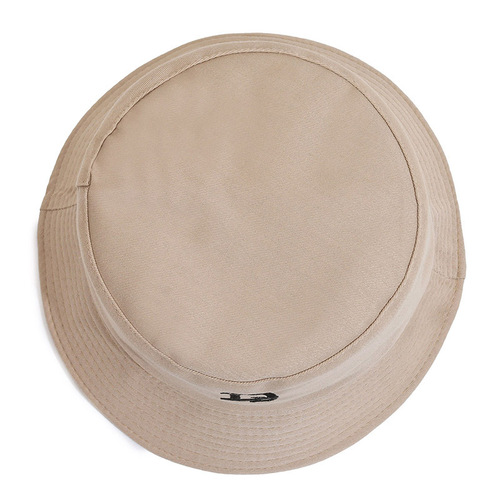 Fisherman's Hat Korean Style Face-Slimming Sun Hat Letter Fashion Casual Hat Women's Double-Sided Bucket Hat Sun Protection Sun Hat