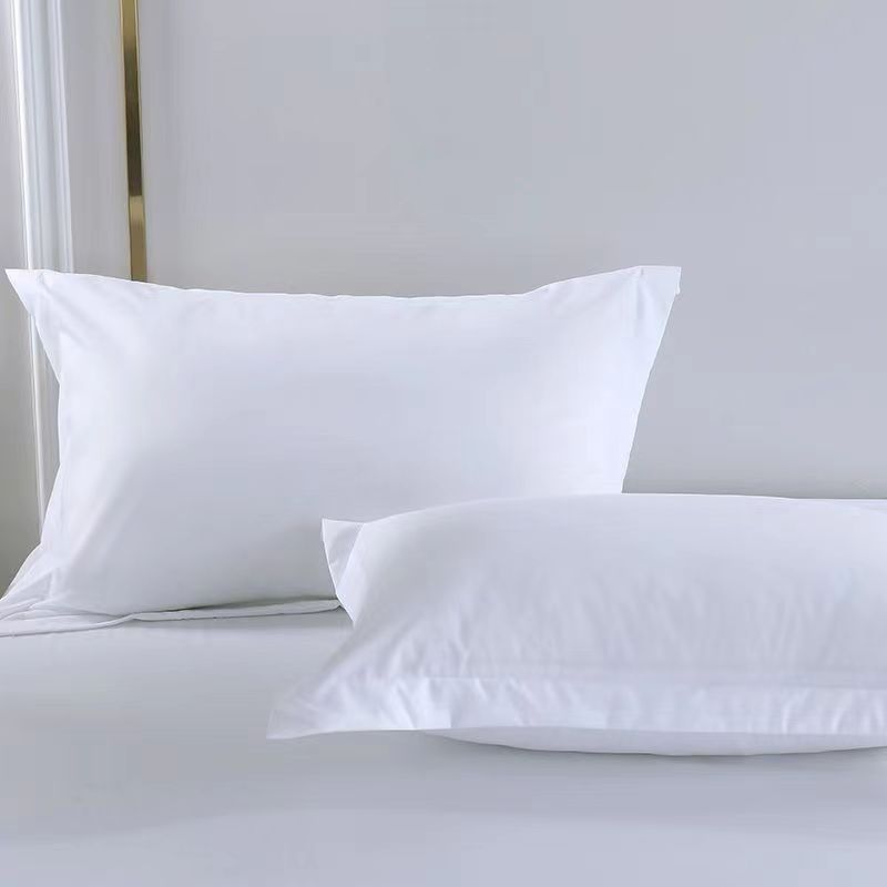 Five-star hotel pure white satin four-piece set hotel suite four-piece set hotel homestay bedding hotel linen