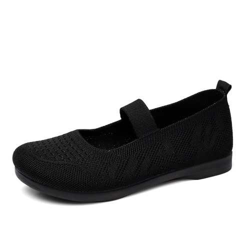 Old Beijing cloth shoes for women  summer new mother's shoes soft sole comfortable casual middle-aged and elderly shoes breathable