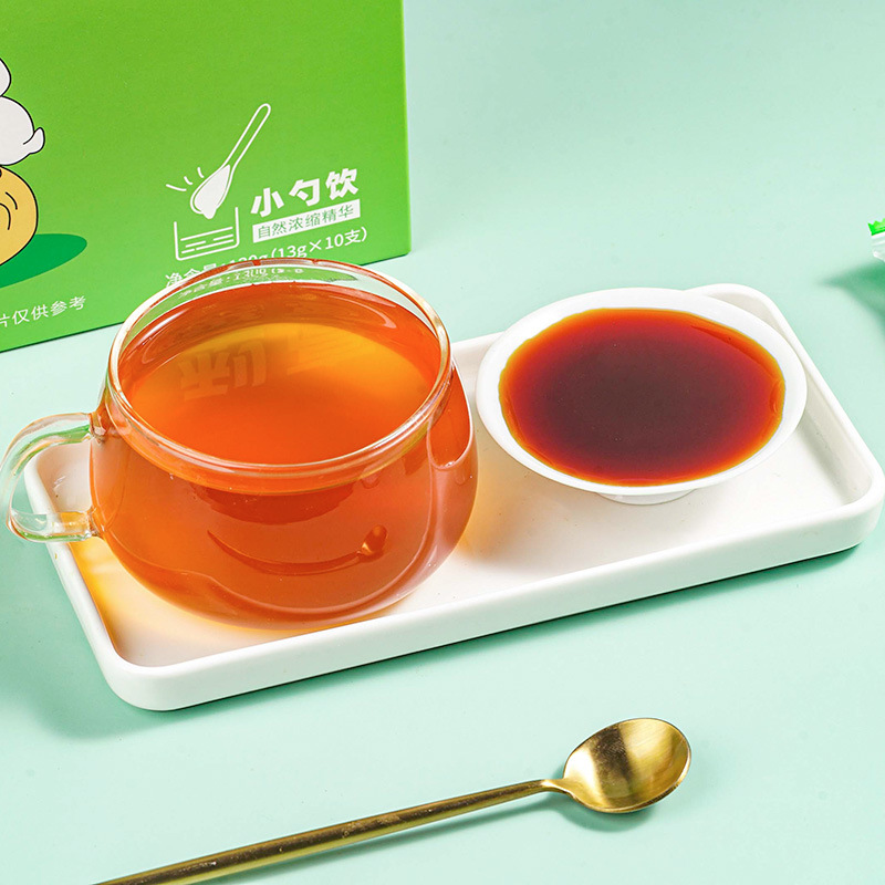 One spoon of pear paste, loquat paste, and Asian pear paste. Crispy pear with monk fruit paste for children. Non-moistening cough candy and pear water paste.