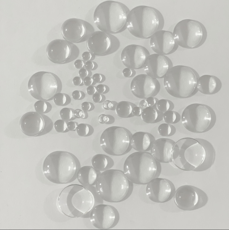 Lens Convex 4-60mm Magnifier Convex Optical Glass Edge-less Processing Automotive Lamp Lens LED