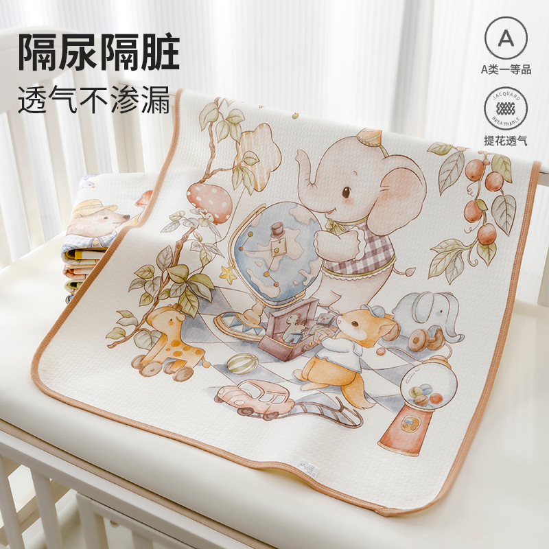 Pure Cotton Newborn Baby Cooling Pad Washable Breathable Aunt Mattress Large Size Male and Female Baby Physiological Care Diaper Pad