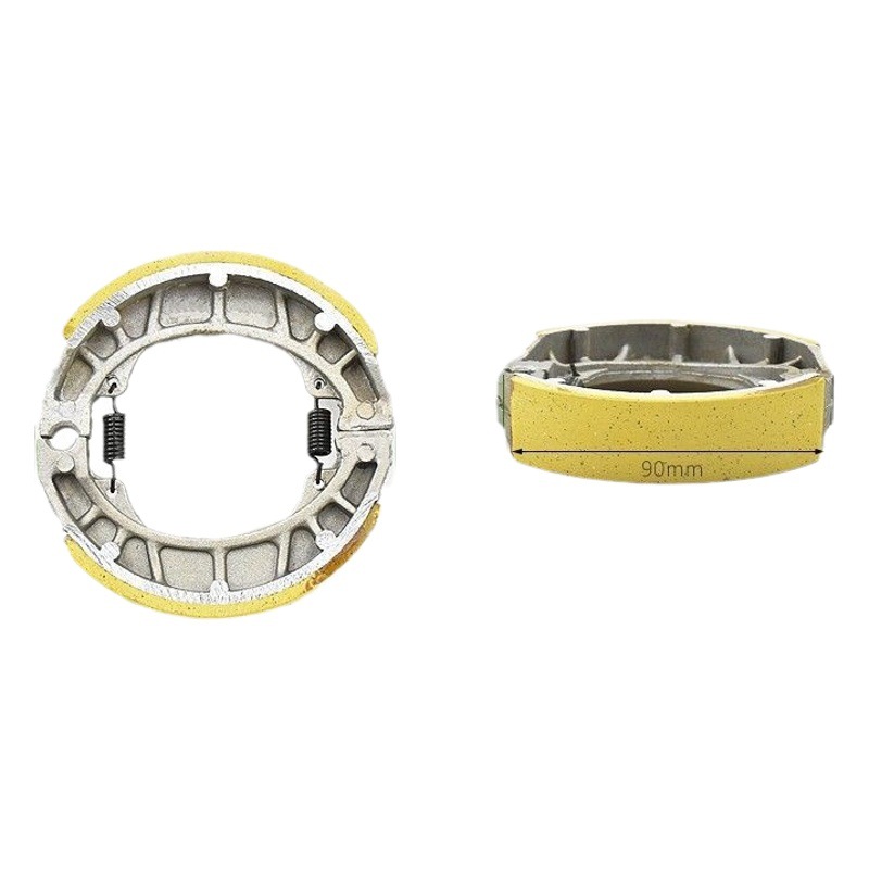 Pedal pastillas de freno del coche eléctrico 110 130 pastillas de freno de tambor pastillas de freno CG125 bloque de freno de la motocicleta engrosada resistente al desgaste
