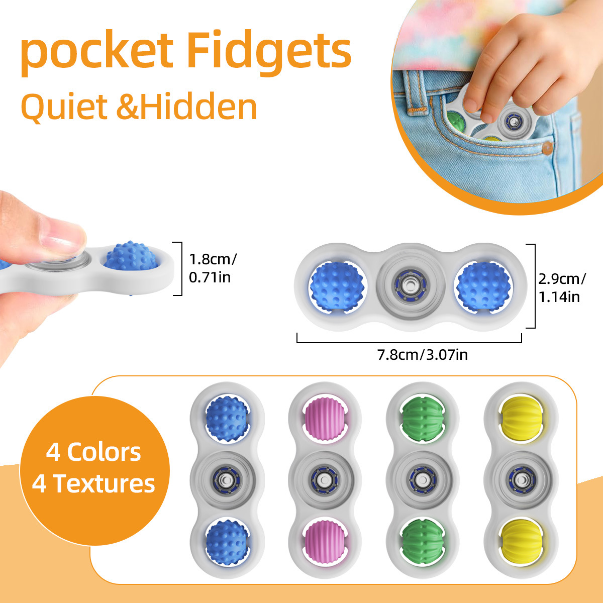 Amazon venta caliente juguetes de silicona originales Amazon nuevo juguetes sensoriales giratoria rodante juguetes descomprimidos