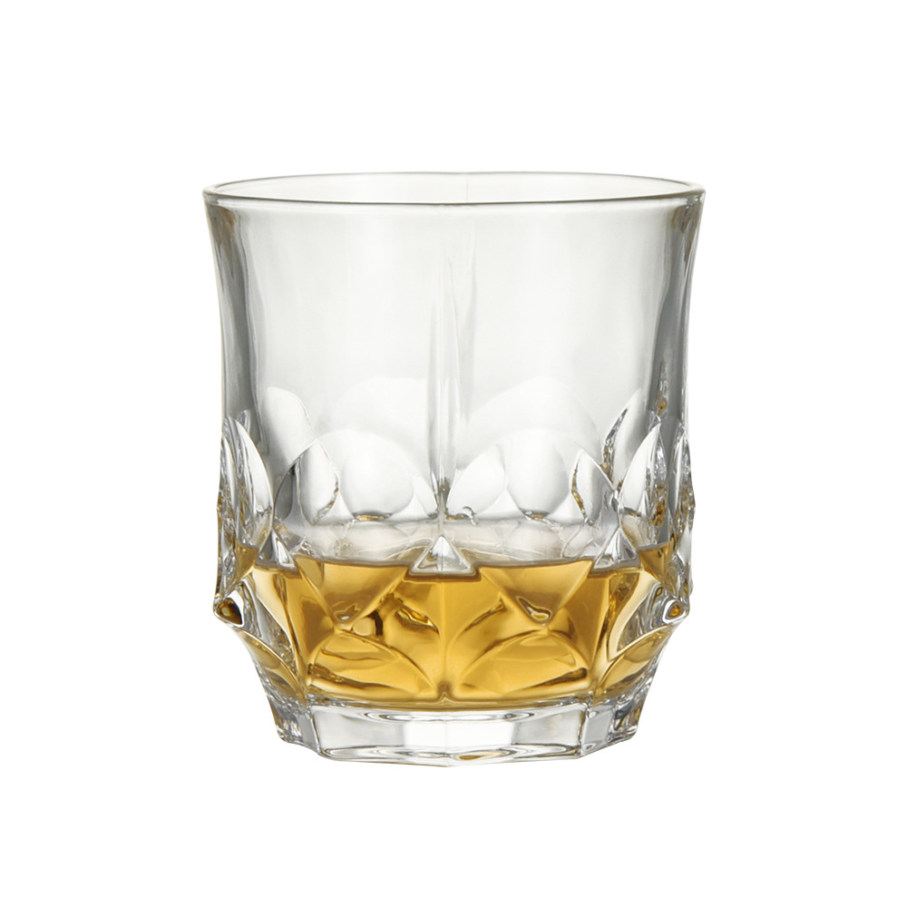 祥兴金像品牌欧式威士忌喝酒杯 现代艺术玻璃酒杯 不规则酒吧酒杯