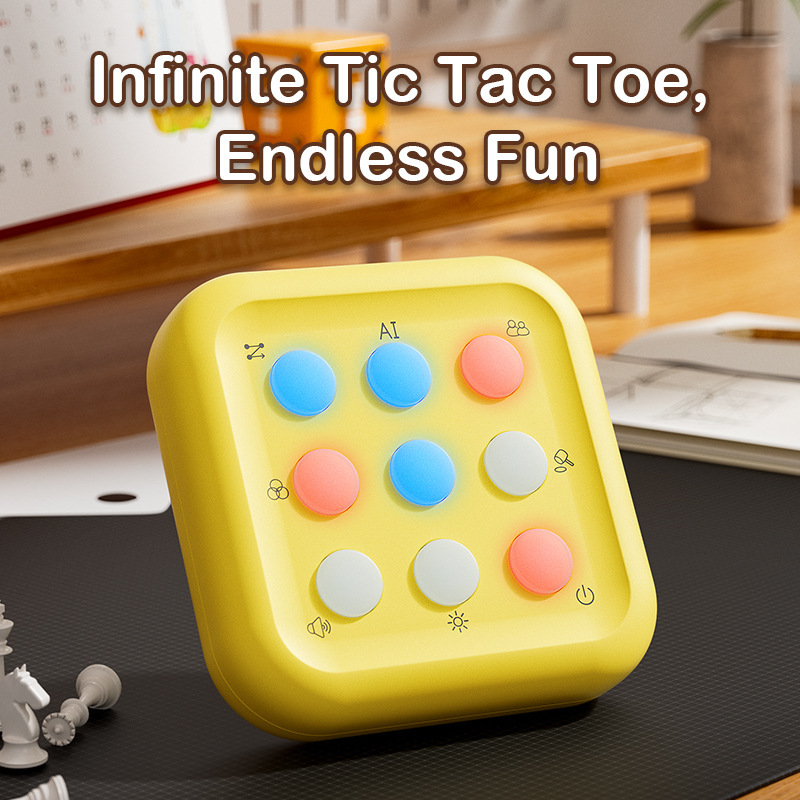 YSGO electronic tic-tac-toe game machine portable desktop beneficial intelligence children's toys parent-child small game thinking machine