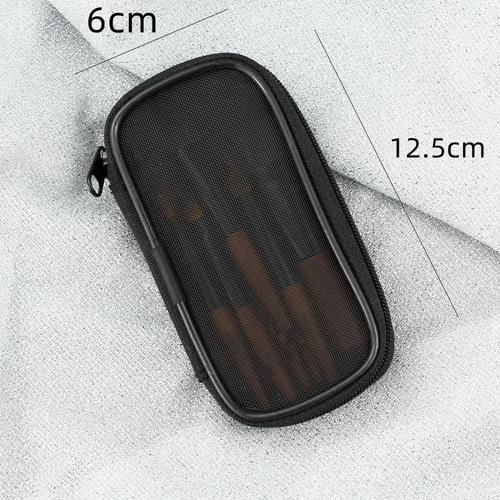 Mini small 8-piece portable makeup set brush with short rod animal hair eye shadow brush concealer travel size free package