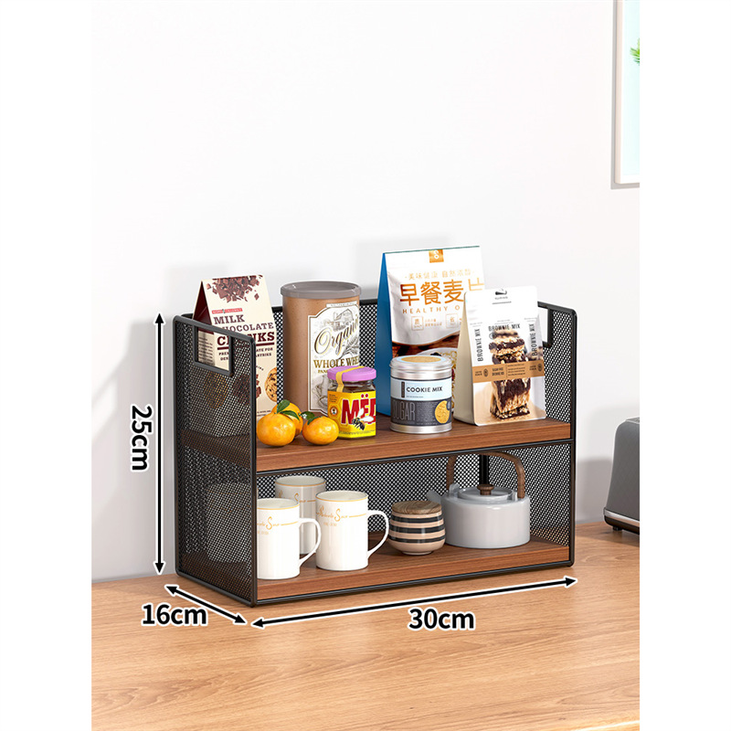 Organizador de Mesa de Madera Sólida Multifuncional para Comedor