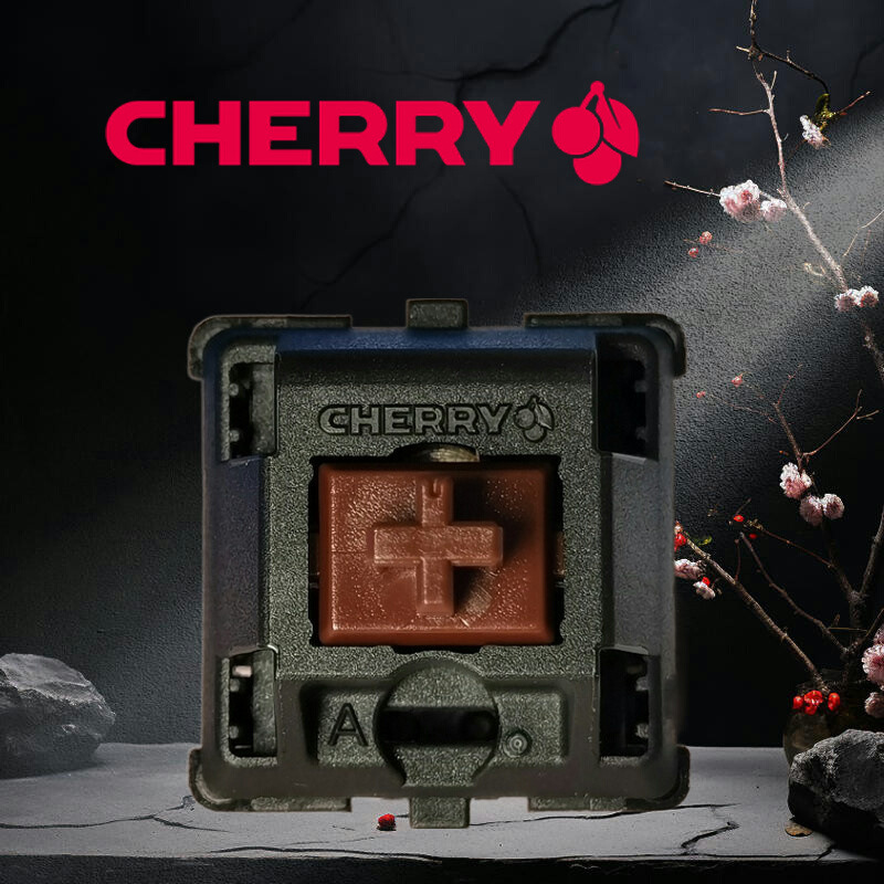 Mx2A-G1Nw German Cherry Cherry Mx2A 5-Pin Tea Shaft Body Keyswitch Brown 5Pin