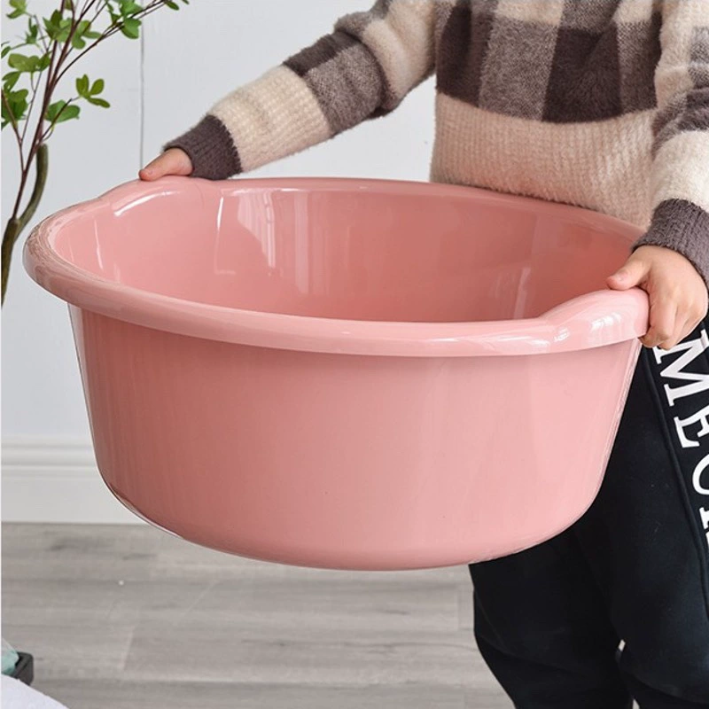 Детская раковина для стирки, бытовая однотонная очень большая пластиковая раковина, утолщенная прочная Детская раковина для ванны