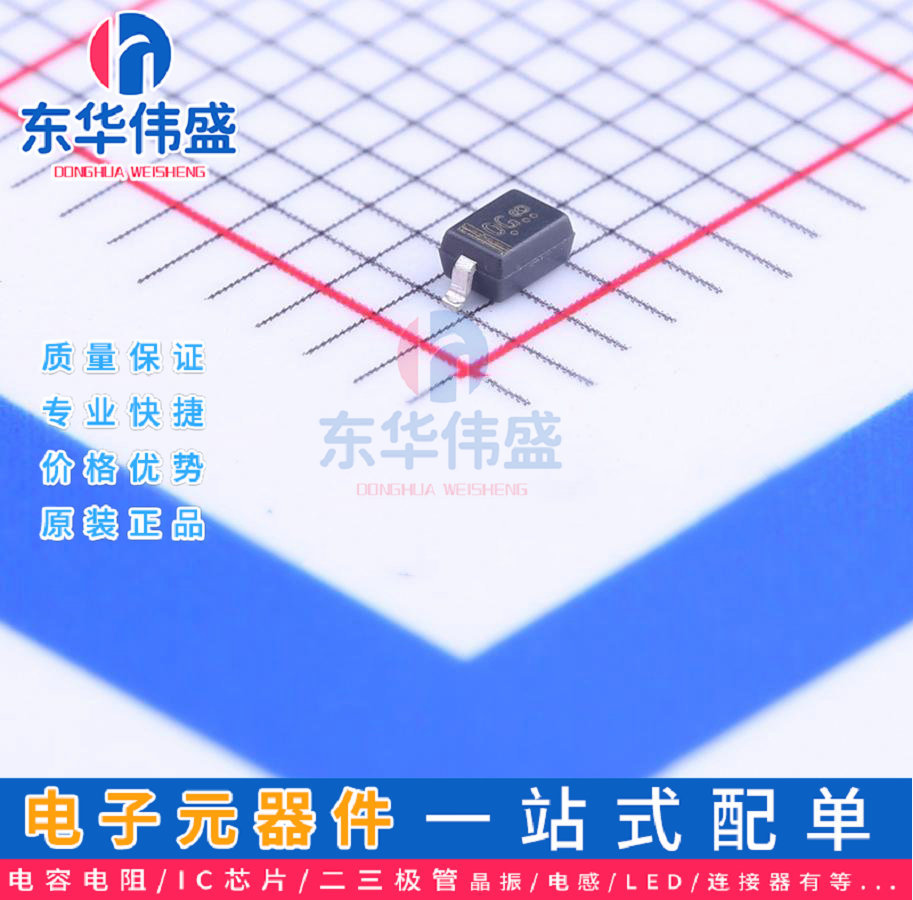 LRC稳压二极管>齐纳二极管7.5V 0.2W>LM3Z7V5T1G>封装:SOD-323