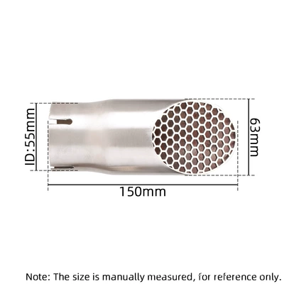 Stainless Steel Mesh Silencer – Motorcycle exhaust pipe