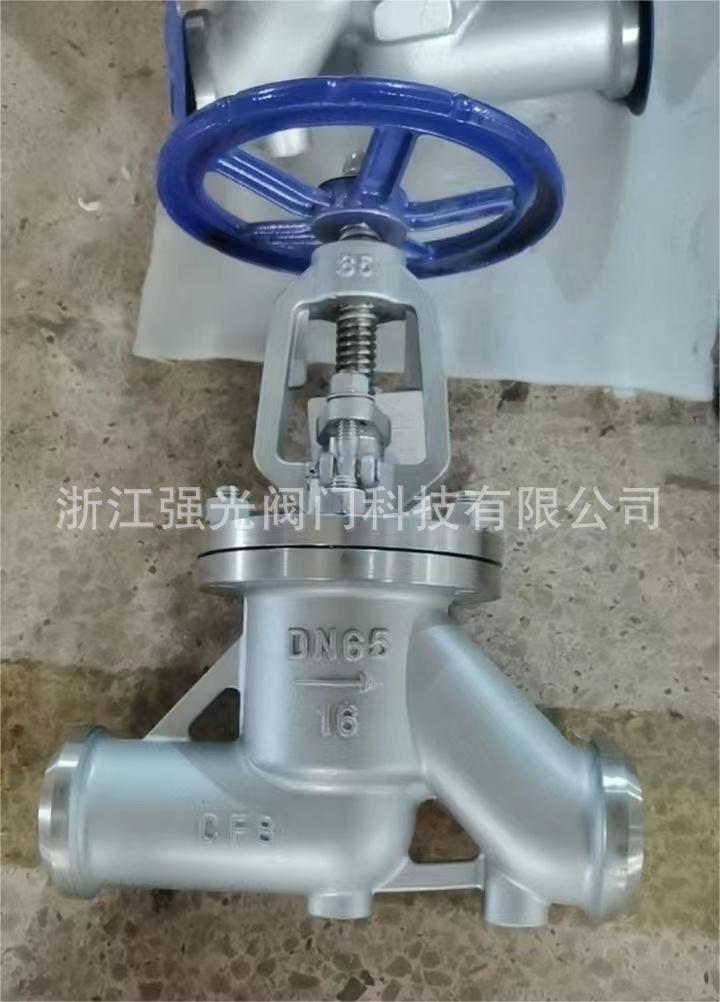 KJ61F-16P,不锈钢焊接抗生素截止阀，304不锈钢抗生素焊接截止阀