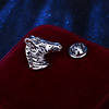 Classic small brooch, jacket, pin, airplane, badge, European style, maple leaf