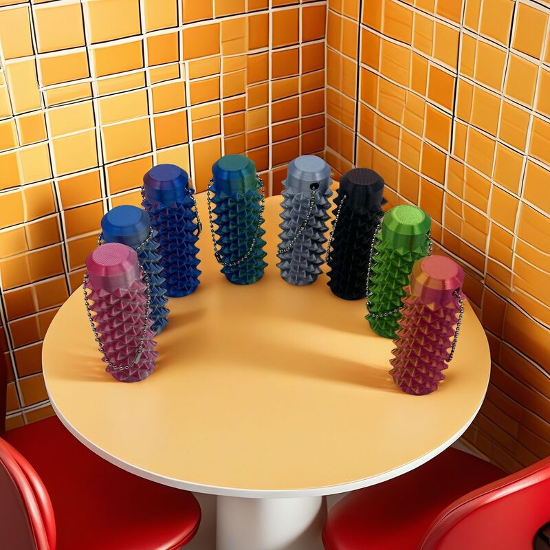 3D Printed Cross-Border Popular Decompression Toy Quick-Acting Decompressor Palm Acupoint Massage Stick Anxiety Tool Keychain