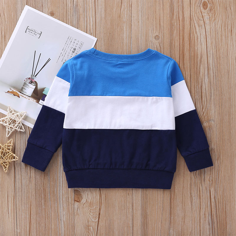 Children's Round Neck Stripe Pullover Tops Wholesale Nihaojewelry display picture 5