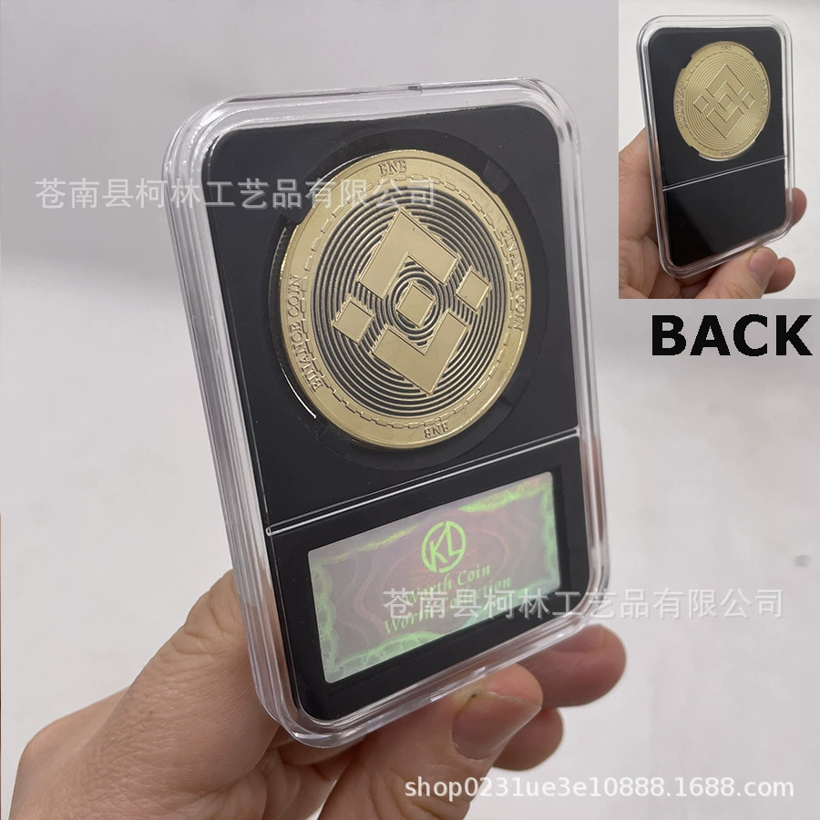 BTC XRP ADA ETH DOGECOIN металл против подделки оболочка цифровая виртуальная валюта коллекционная монета Биткоин
