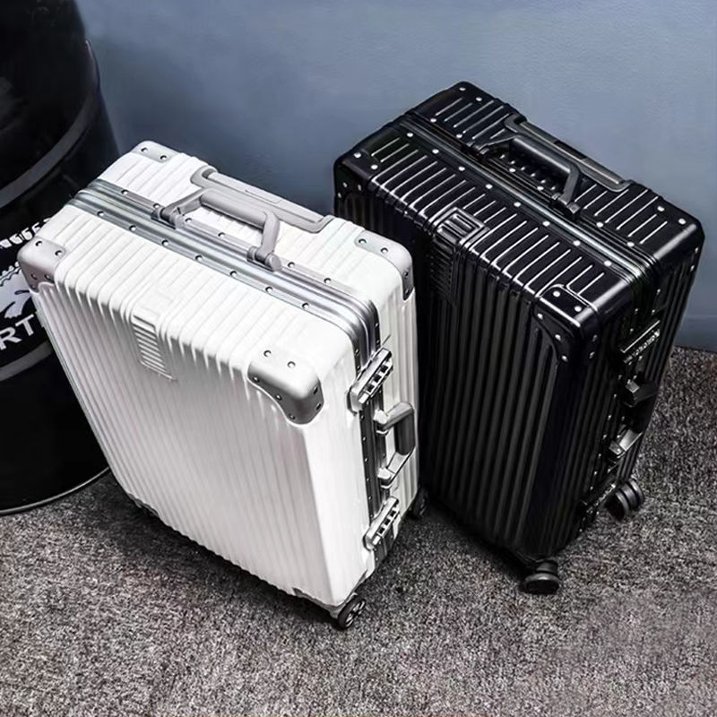 20inch Aluminum Frame Small Fresh Trolley Case 26inch Student Suitcase Travel Boarding Case Password Box Men's and Women's Suitcase