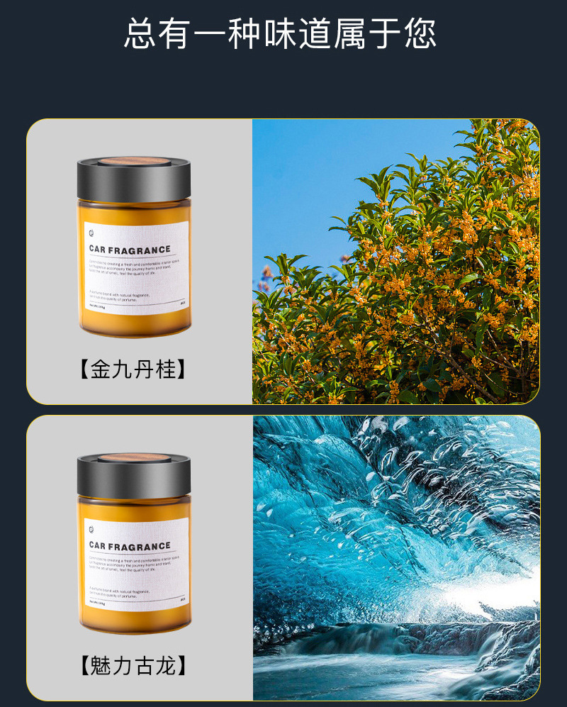 Cross-Border Dropshipping Creative Car Home Aromatherapy Ornaments Wood Grain Light Fragrance Women's Men's Aromatherapy Decoration Car Solid Balm