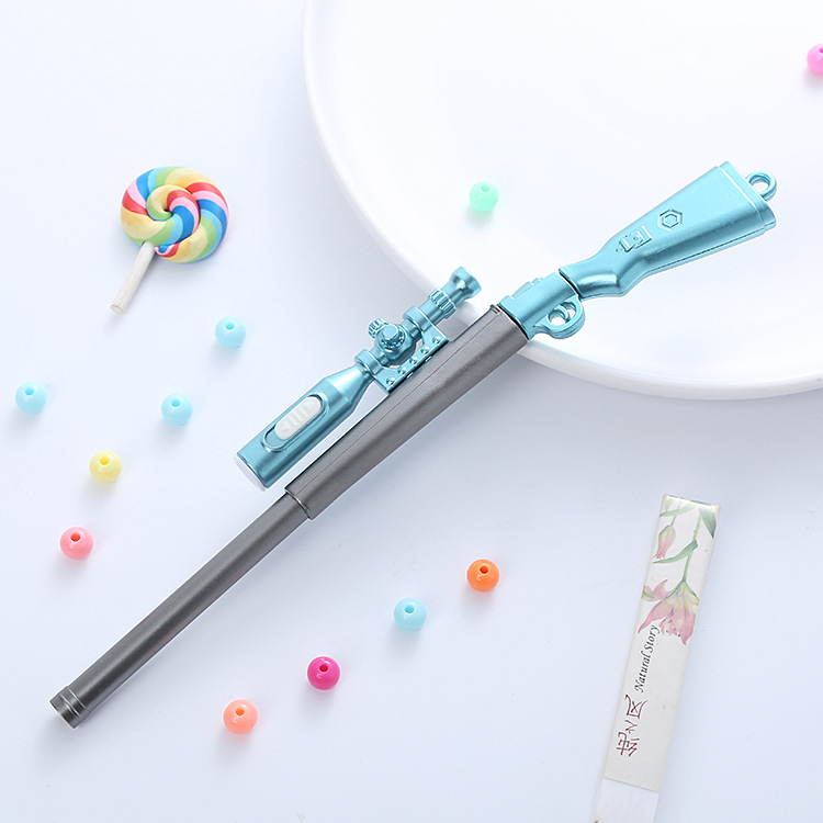 Pluma de góner en forma de arma Pluma de pistola Pluma de herramientas Papelería creativa Estudiante Anime Pluma de espada Pluma de escritura Pluma de escritura