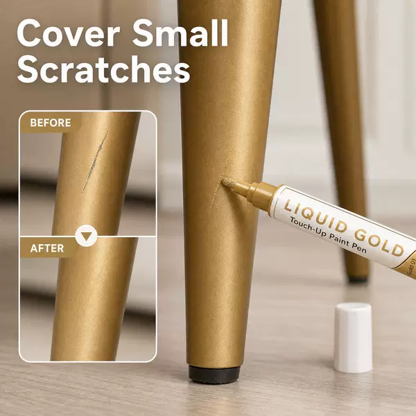 Cross-border best-selling gold repair paint pen, metal scratch repair pen, car wheel hub hardware paint chip repair tool