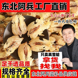 Производитель jilin непосредственно продает снежные моллюски [сухой и сухой] Северо -восток горы Чанбай Снежная Клэда Клам Лягука Лягушка Масло оптовая бесплатная доставка