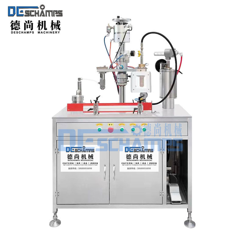 One dollar aerosol filling machine semi-automatic card furnace gas filling machine self-painting butane gas filling equipment