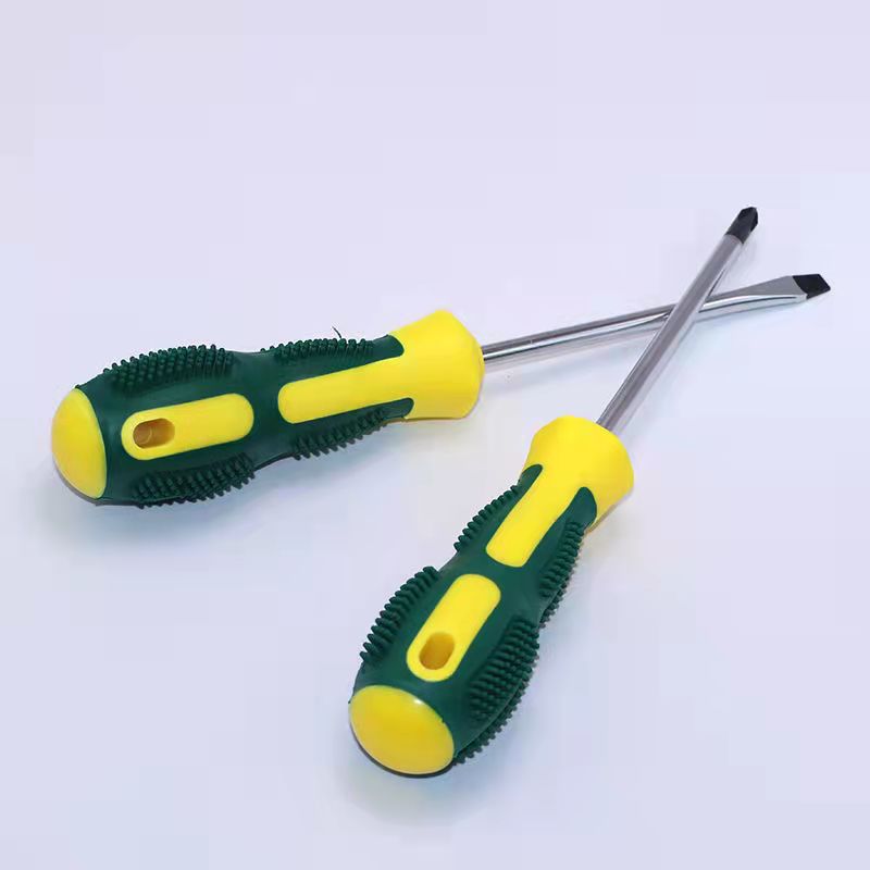 厂家直销 铬钒钢 按摩手柄 两用双用 一字十字螺丝刀多功能