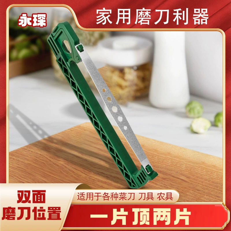 Подвесная точилка для ножей Emery для домашнего и ресторанного использования, многофункциональная быстрая точилка для ножей для кухонного использования, защита от ожогов