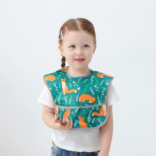 Baby bibs, rice bags, baby food supplement bibs, waterproof and anti-dirty children's saliva towels, summer rice bags wholesale