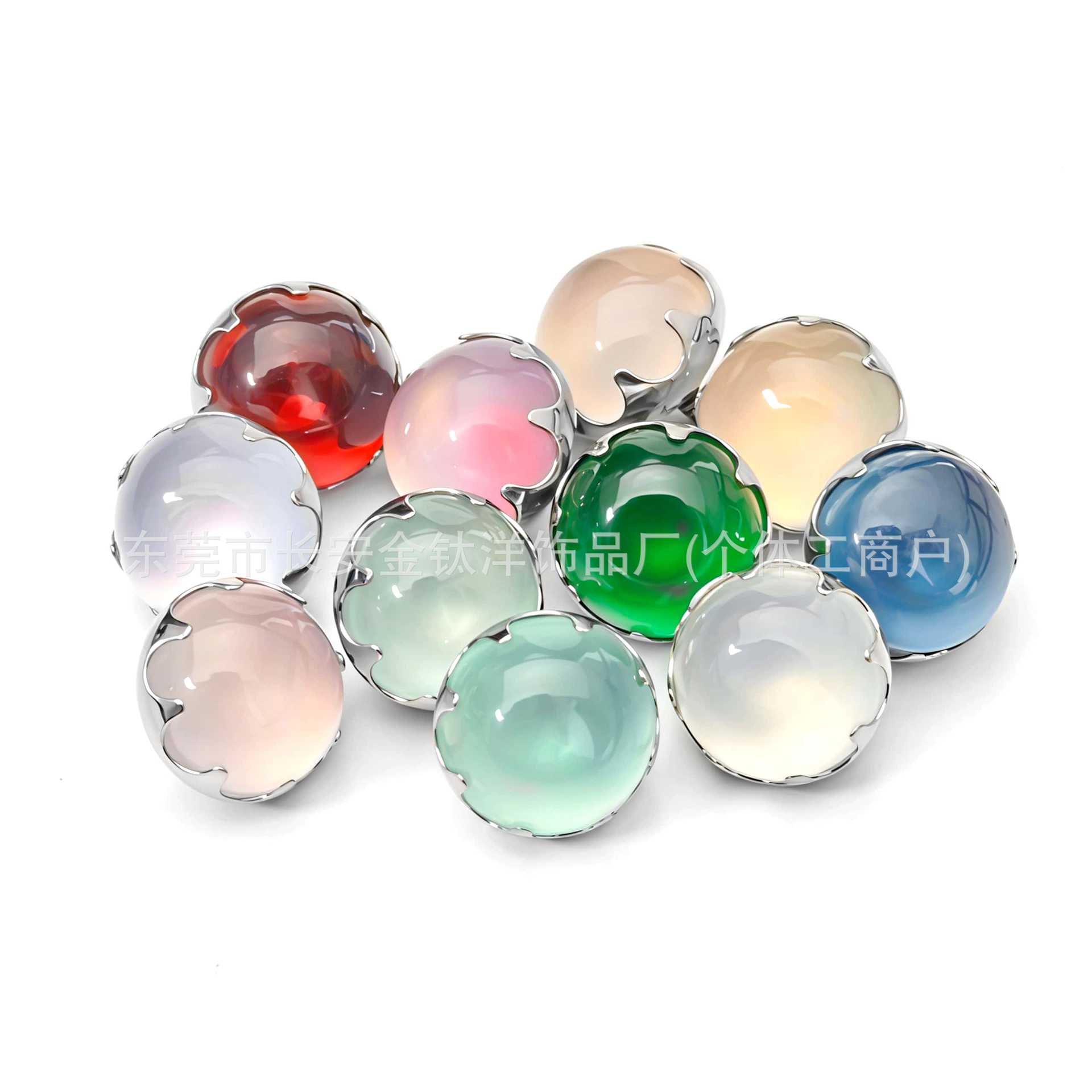 F136 Titanium Serpentine Cat Eye Stone Labret Stud - Lip, Ear, Navel Piercing Jewelry in Dazzling Green detail image 8